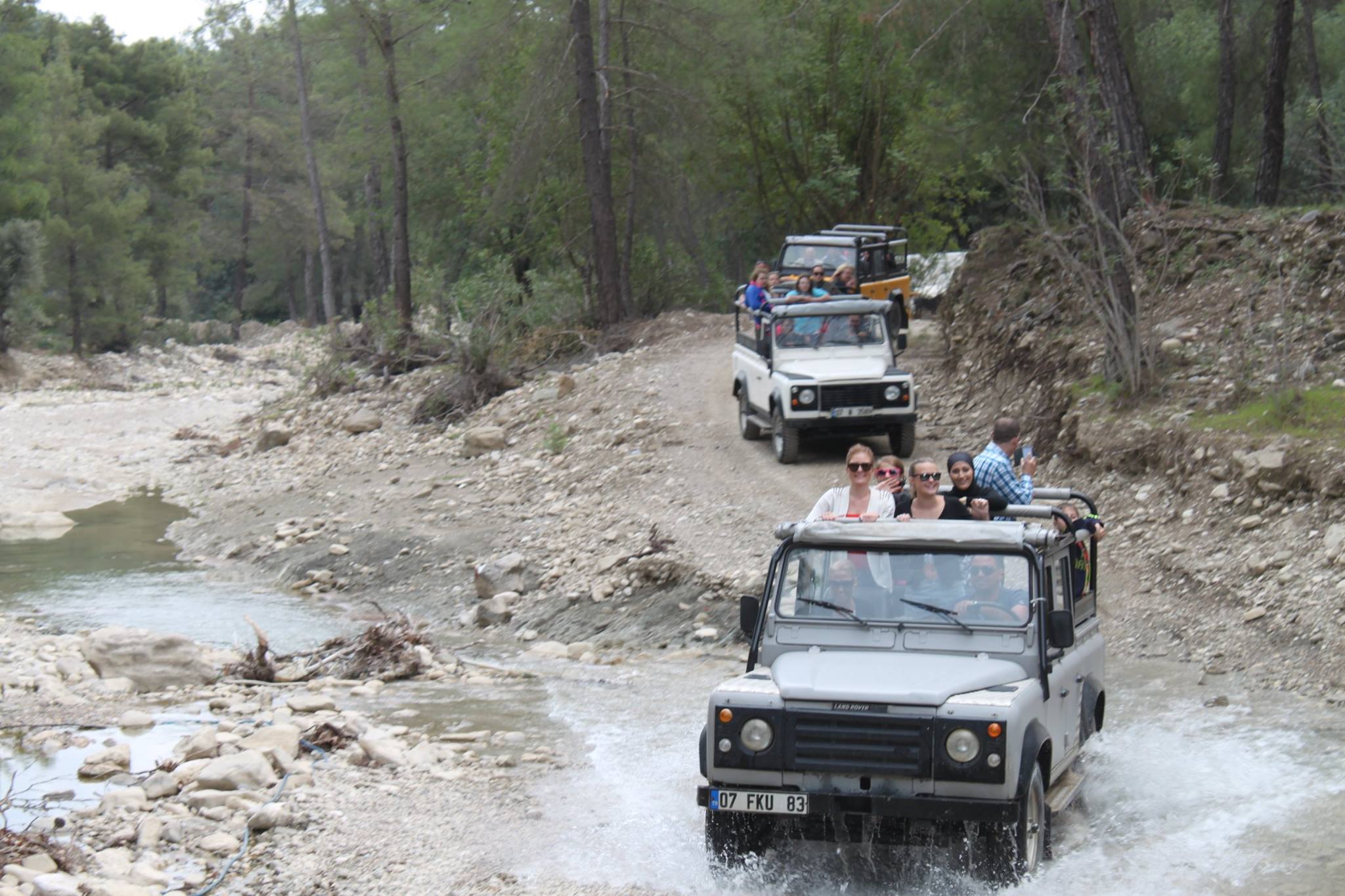 Jeep Rafting